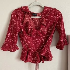 Crop blouse Topshop (similar to Realisation Par)